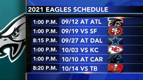 when is the eagles next game